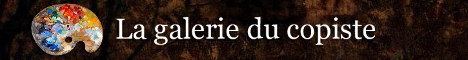 La Galerie du Copiste vous propose de d�couvrir les derni�res copies de Ma�tres,
r�alis�es � l'huile fine, sur toile, par des peintres professionnels de grande exp�rience